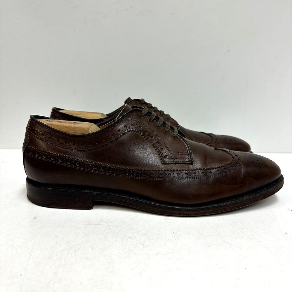 VGUC Ralph Lauren x Allen Edmonds Sanderson Burnished Wingtip Made USA 10.5